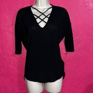 Express black one eleven tshirt. Goth. Whimsigoth. Fairycore. Sz XXS